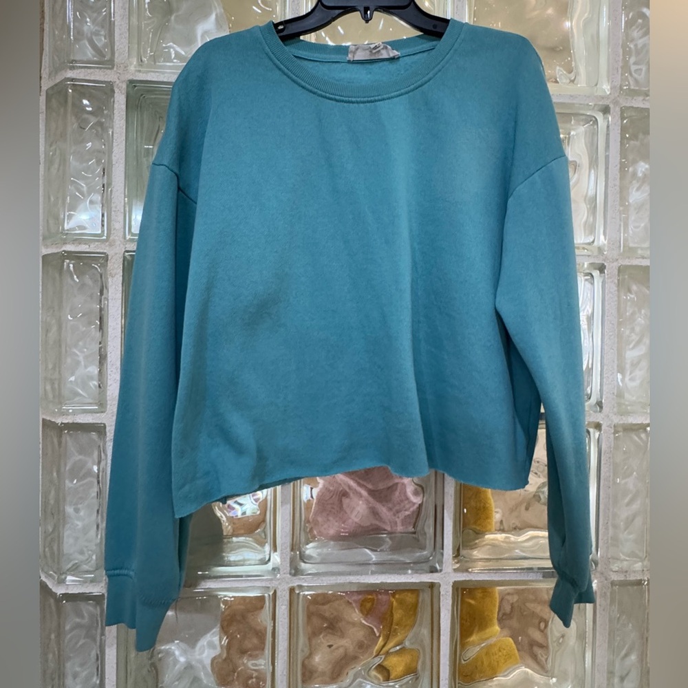 Hippie Rose Teal Sweater